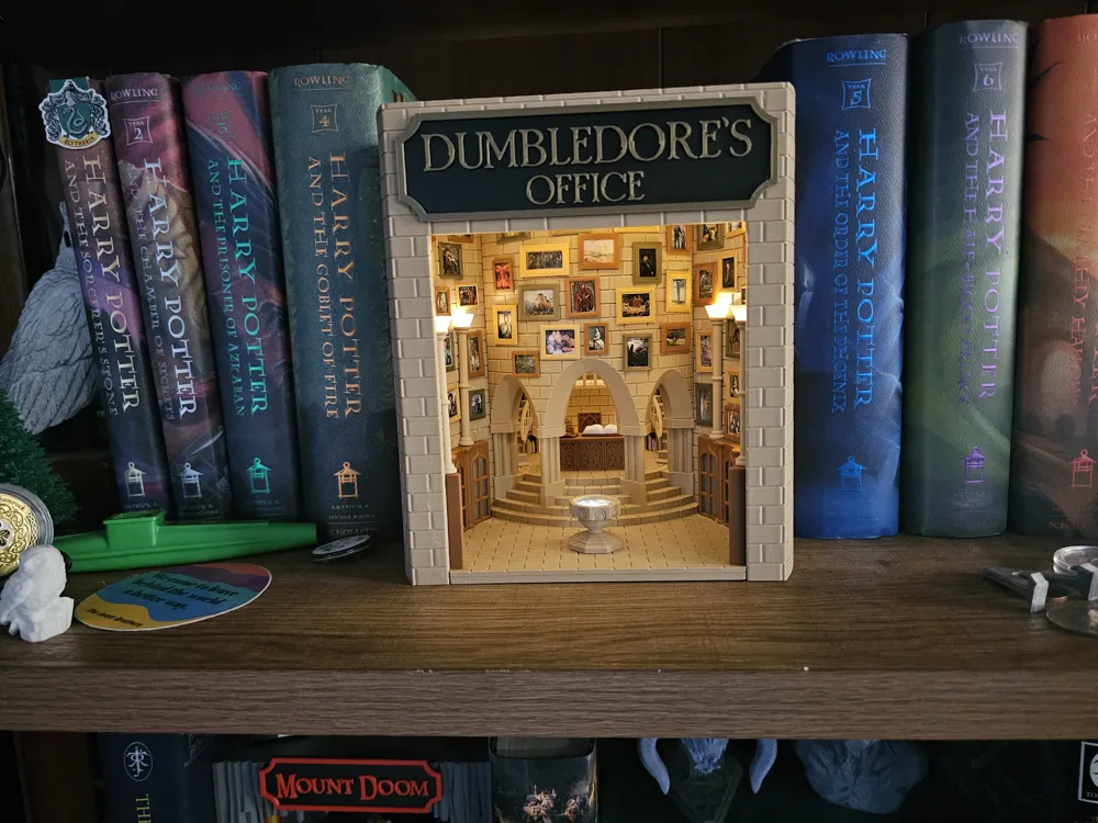 Harry Potter Dumbledore's Office Book Nook - Free 3D Print Model ...