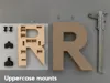 Uppercase mounts