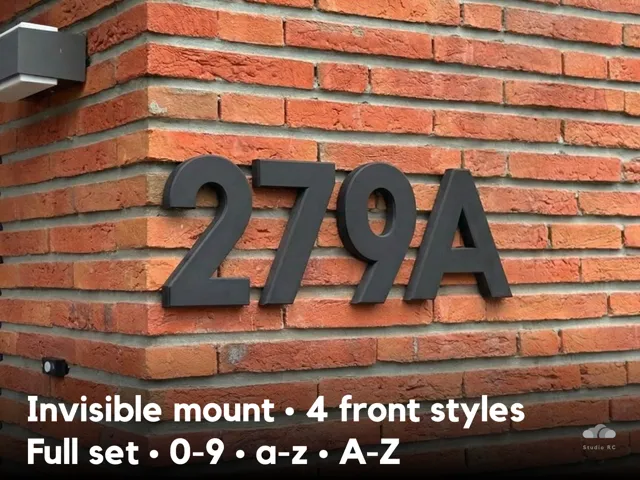 Large House Numbers and Letters