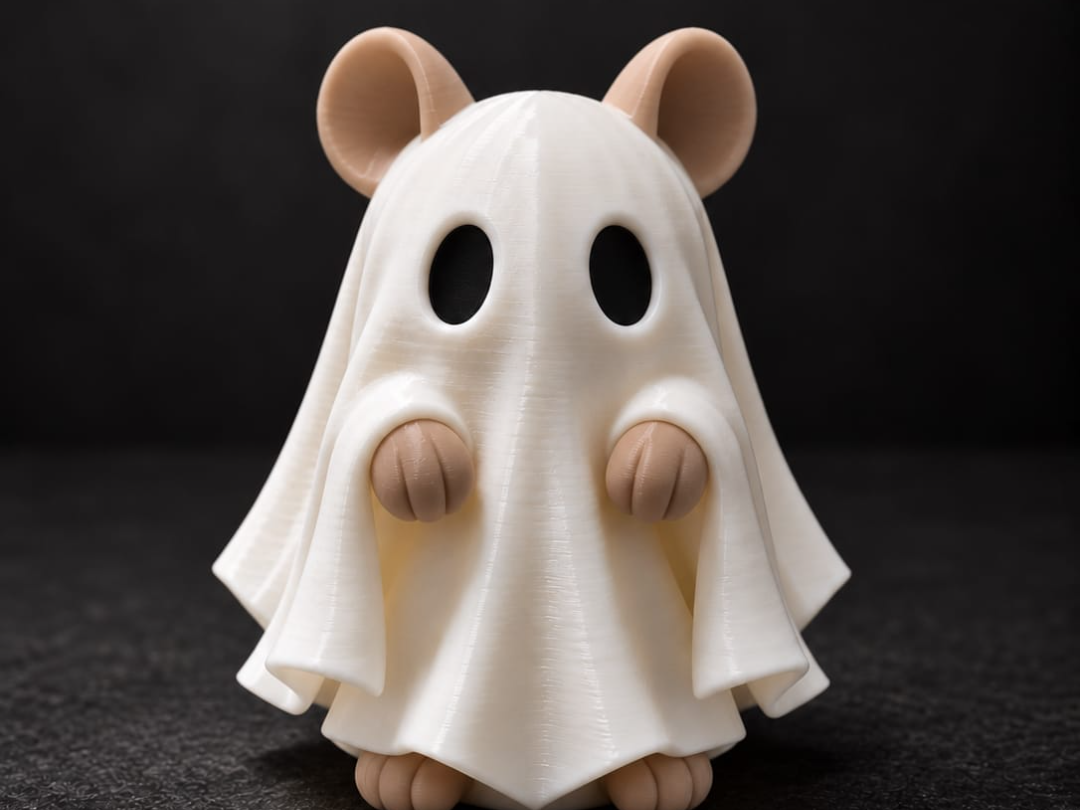 Ghost Mouse Decoration 3D model