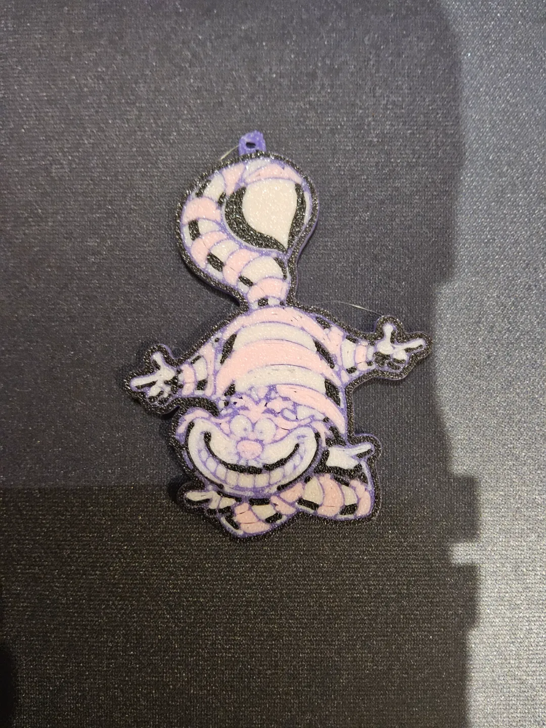 Alice in Wonderland - Cheshire cat earrings view 3