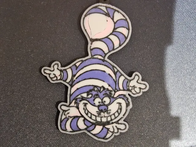 Alice in Wonderland - Cheshire cat earrings