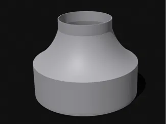 Duct Adapter 6" to 3.5"