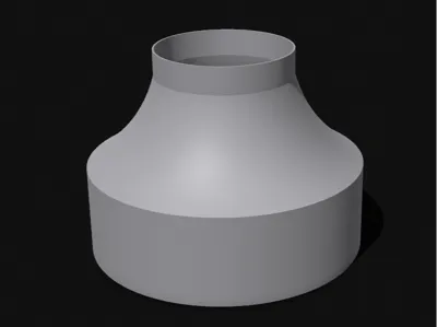 Duct Adapter 6" to 3.5"