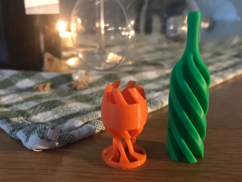 Wine lover's fidget toy (impossible passthrough)