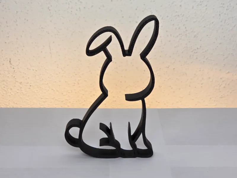 minimalistic Easter Bunny decoration