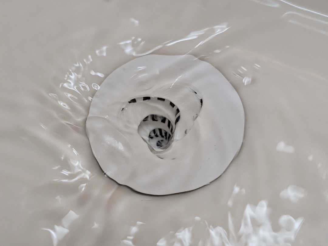 Vortex Bathroom Sink Hair Catcher (33mm & 35mm)