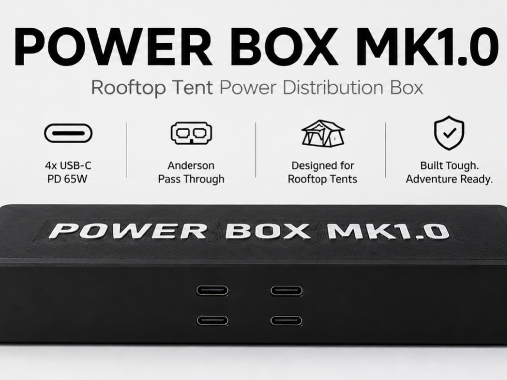 Anderson Roof Top Tent Power Box  (4x USB-C)