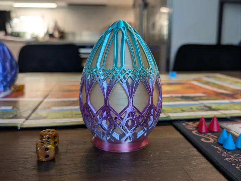 Ornamented Dragon Egg Dice Cup / Mood Light
