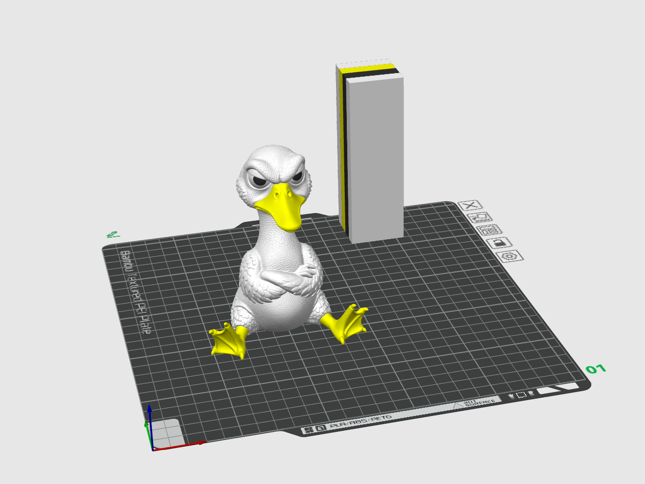 Miniatura 2 do modelo 3D Grumpy Goose