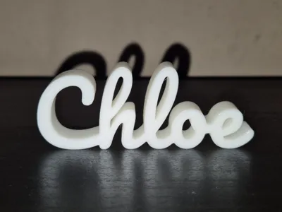 Chloe Name Sign Display Decor