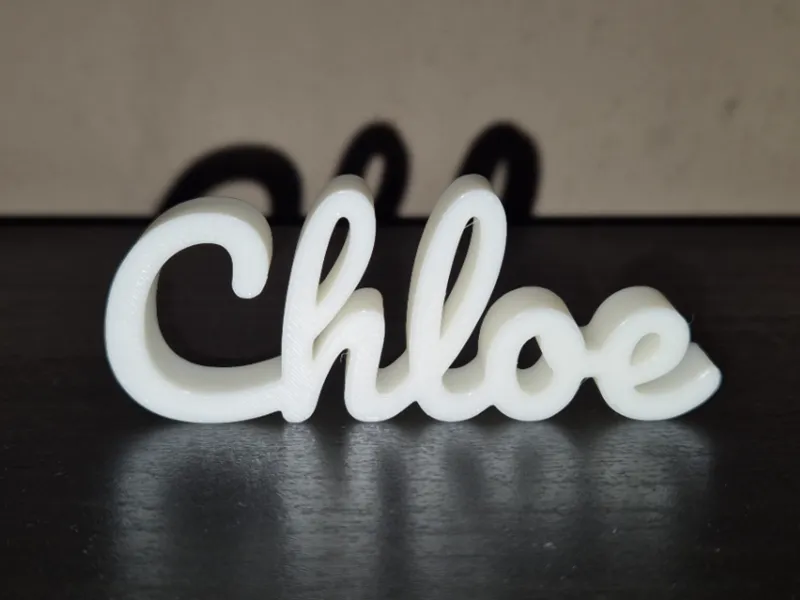 Chloe Name Sign Display Decor