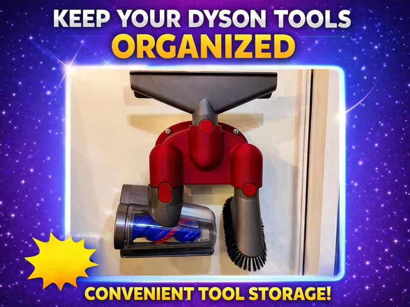 Dyson Wall-Mounted Tool Holder – No Supports