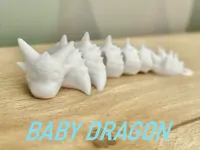 Porte-clés bébé dragon articulé — photo 2