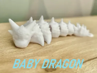 Flexi baby dragon keyhcain