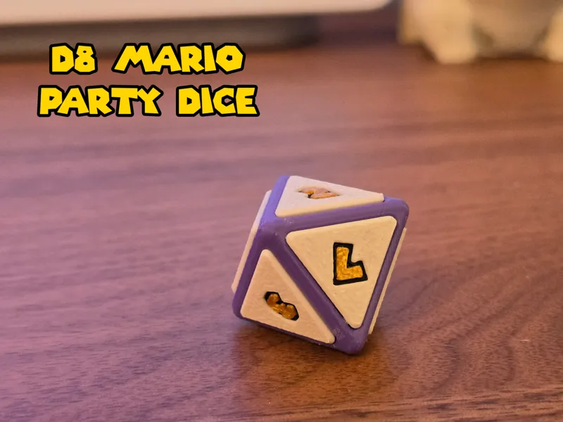 D8 Mario Party Dice