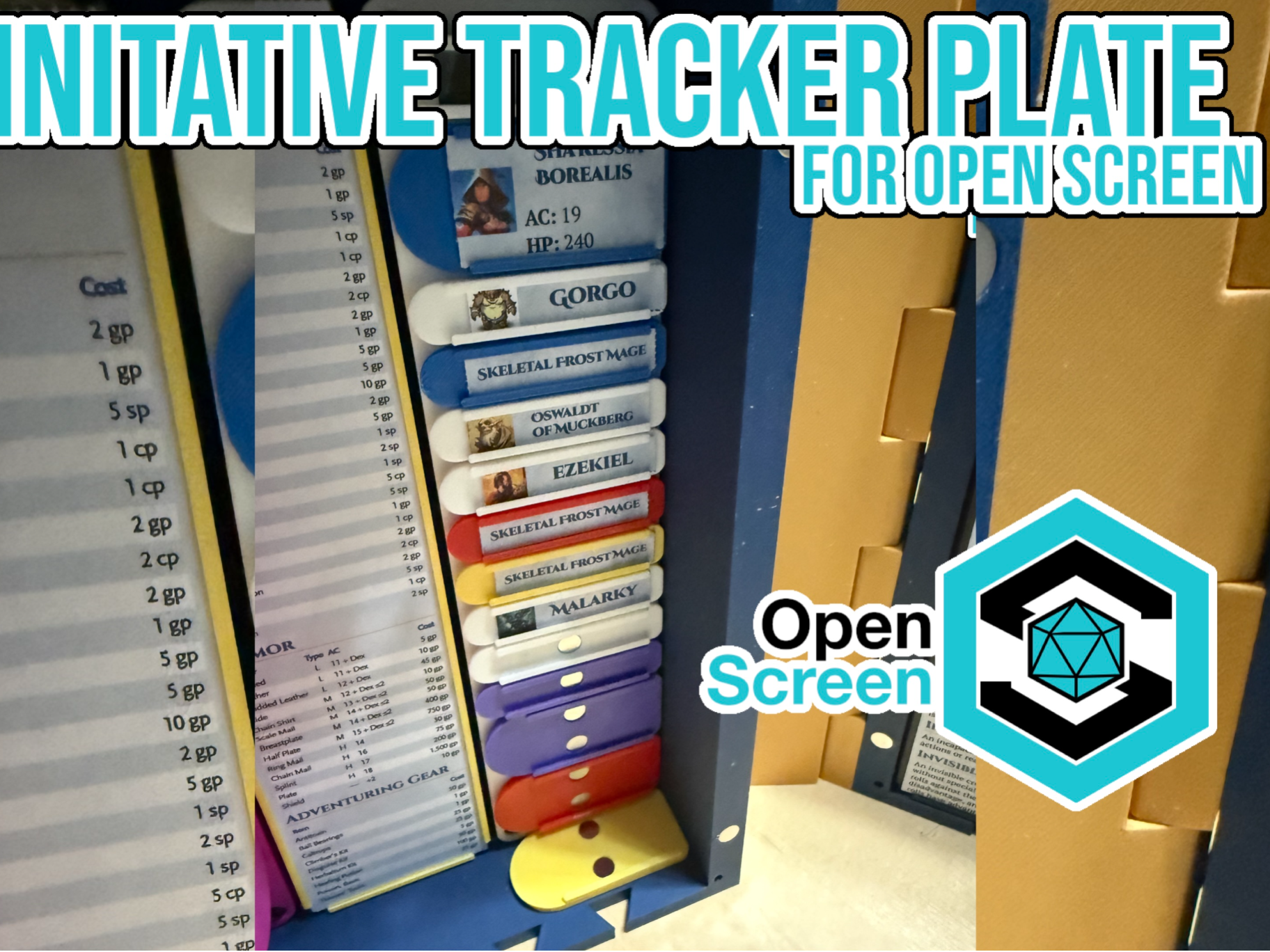 Magnetic Initiative Tracker for Open Screen