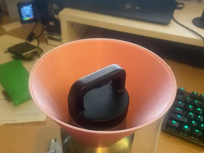 funnel made with chatgpt/ Large opening closed off