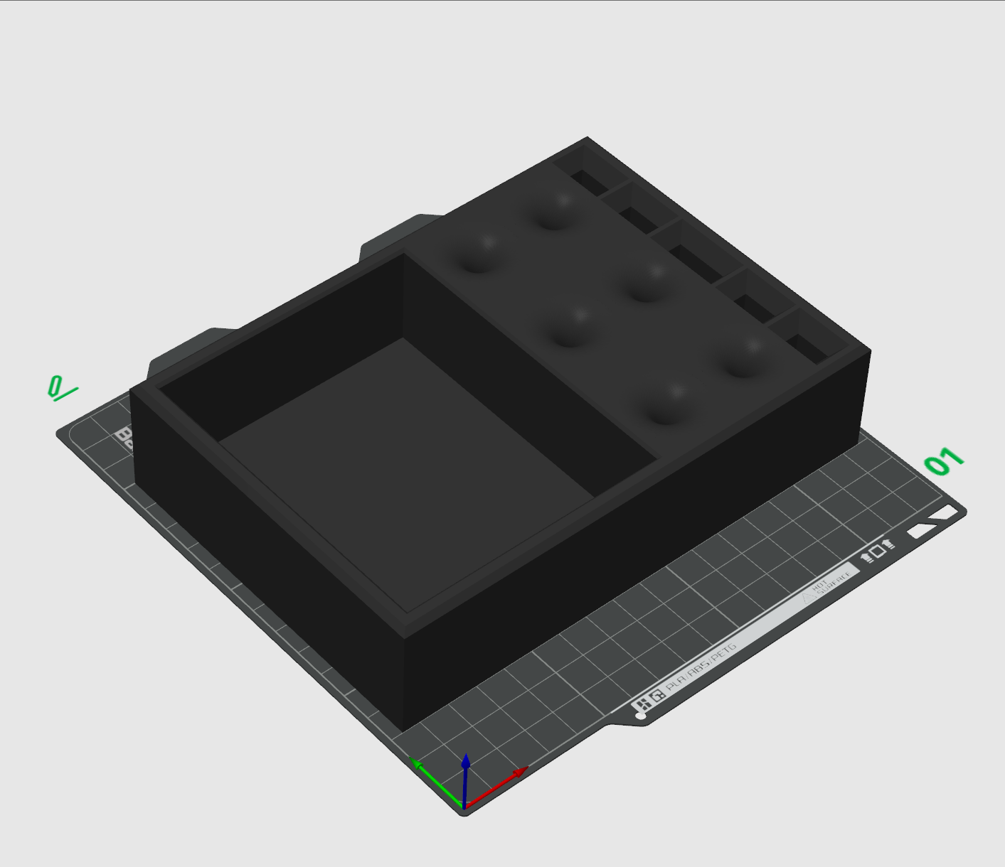 Miniatura 2 do modelo 3D 航模螺丝刀架子 内六角扳手 架子 维修盒子