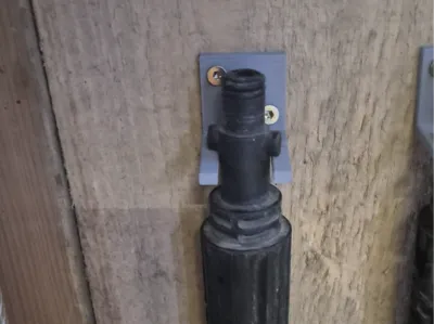 High-pressure cleaner spray lance extension holder