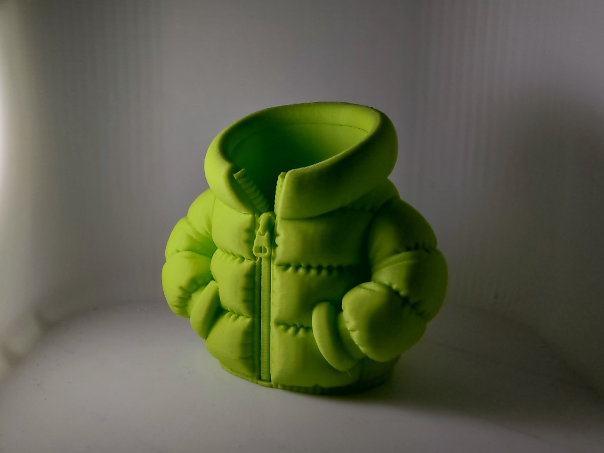 Puffer Jacket Pencil Holder