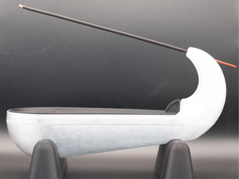 Modern Stick Incense Holder with Removable Ashtray