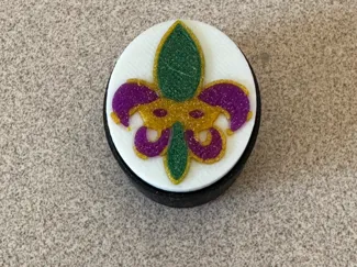 Clickers - Mardi Gras - Fleur de Lis
