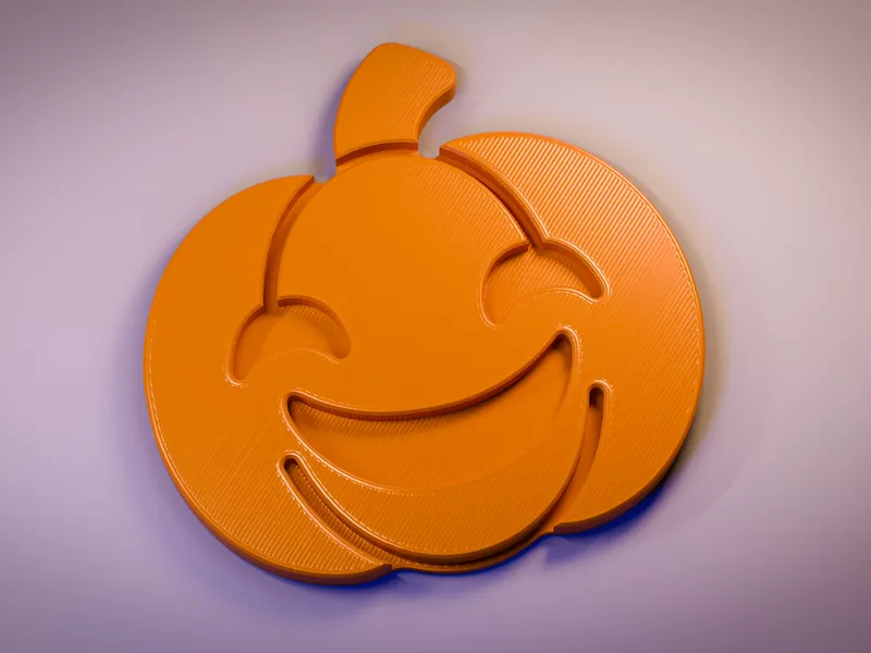 Smiling Pumpkin Decor