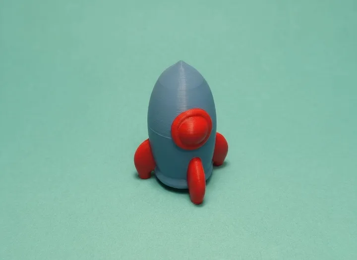 Mini Rockets Cute Cute Rocket (Miniature Retro Space Rocket Ship) - Free 3D Print Model ...