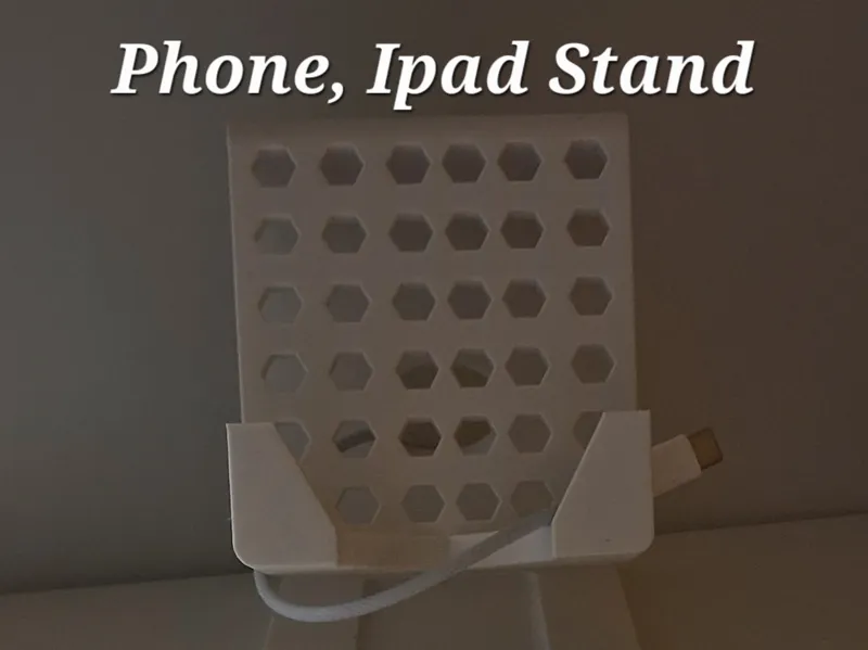 Phone/Ipad Stand mit mini Ablage