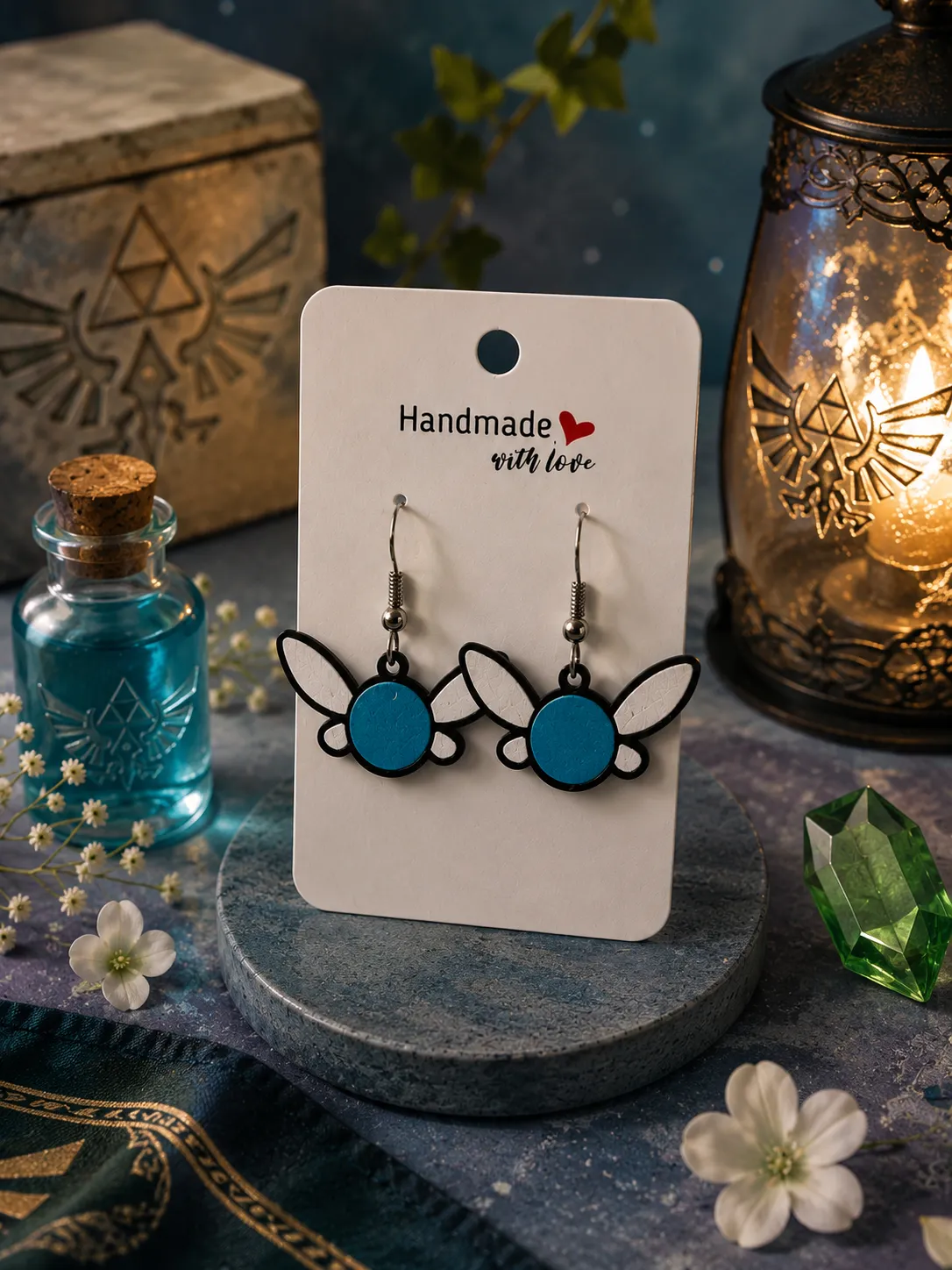 Pendientes Navi Fairy Zelda view 2
