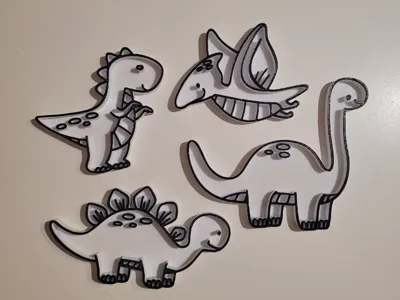 Sensory Play Montessori Dino/Dinosaurus fill molds