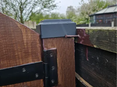 Fence post cap topper