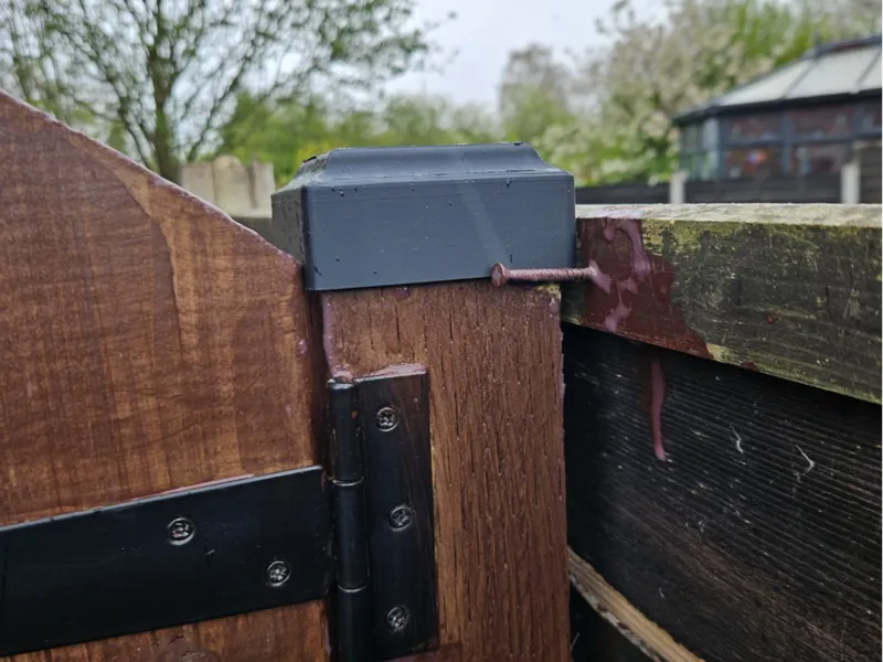 Fence post cap topper