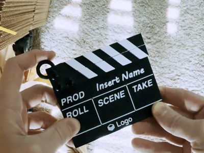 Personalized Film Slate - Functional Gift