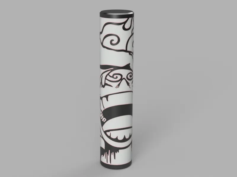 TCG Playmat Tube - 'Luffy'