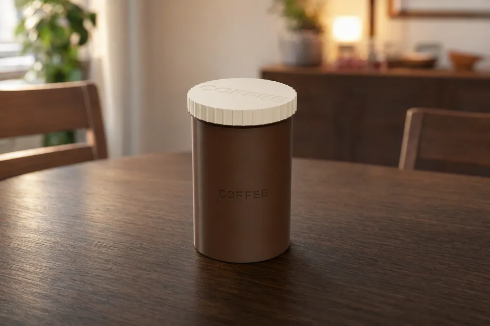 Parametric Screw-Top Jar - Options: Color and Text - Free 3D Print ...