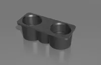 Two-parts - Leather imitate two cans