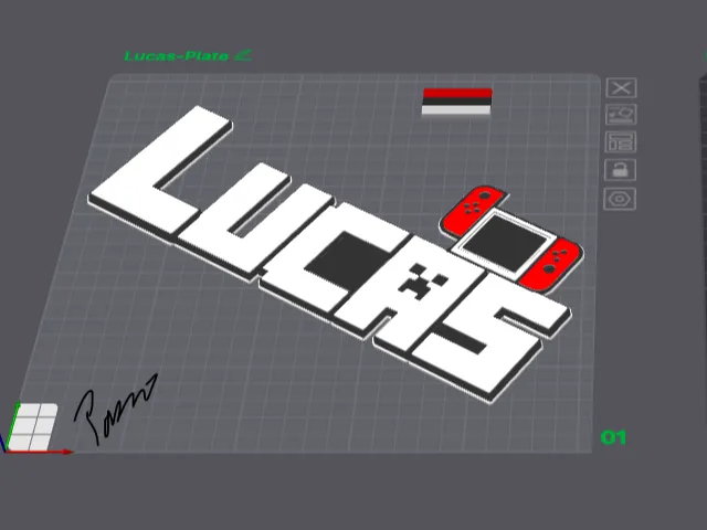Lightbox " Lucas "