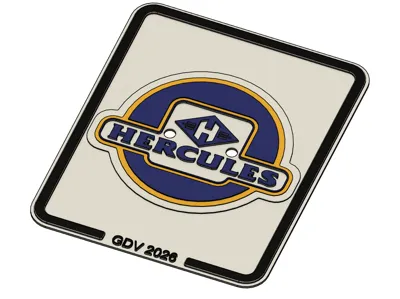 Moped & Scooter License Plate - Hercules 2026
