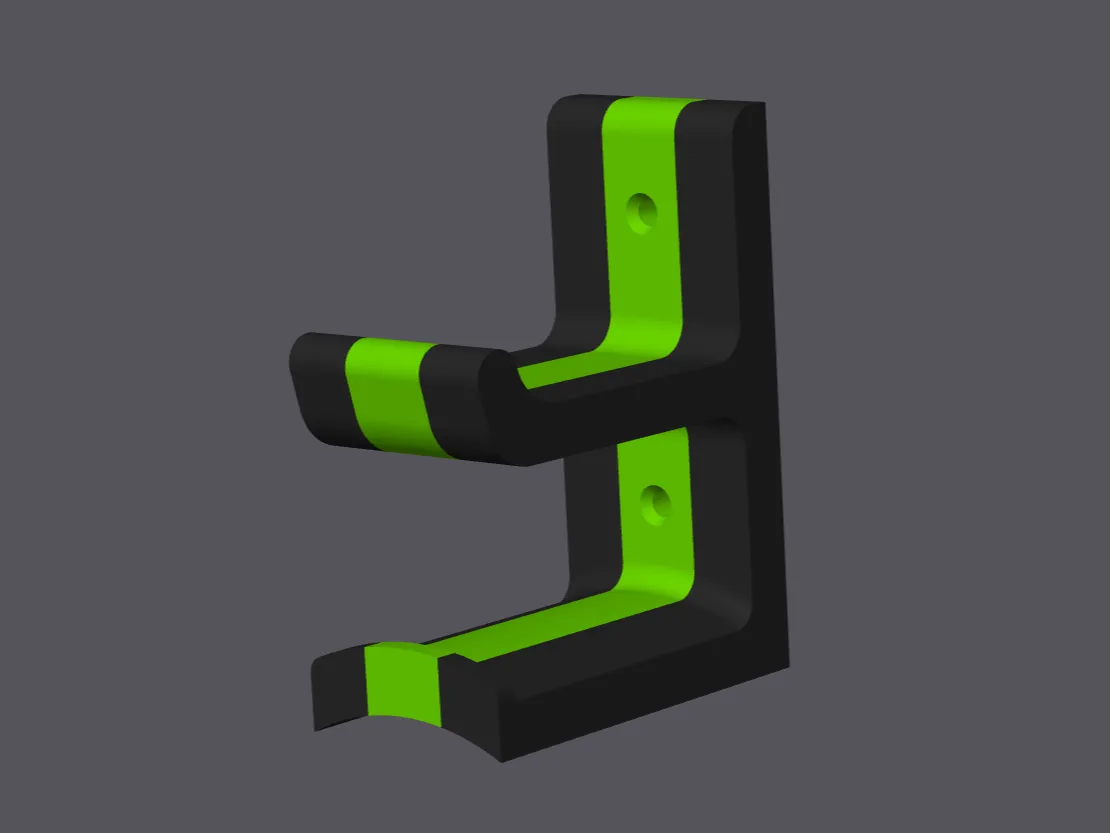 Xbox Controller and Headset Holder Wall Mounted - Free 3D Print Model ...