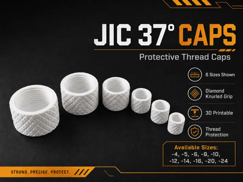 JIC 37° Protective Thread Caps