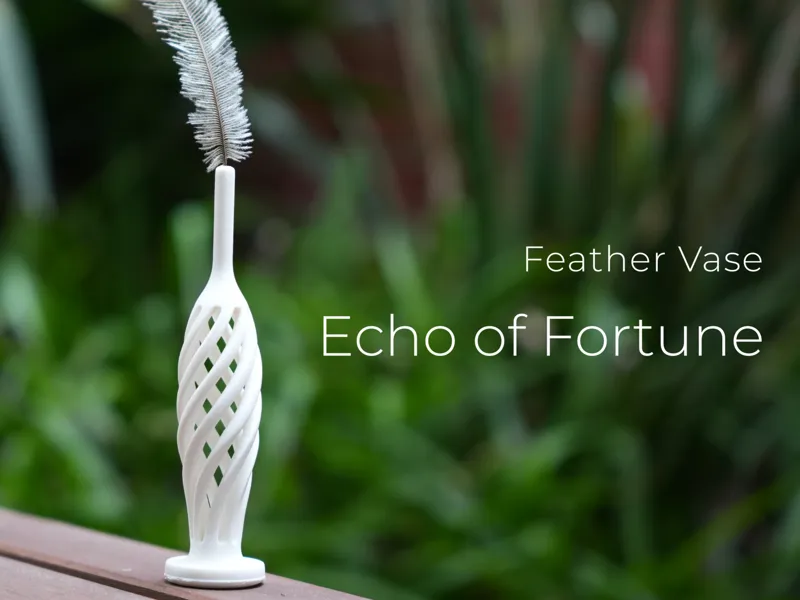 Feather vase —— Echo of Fortune