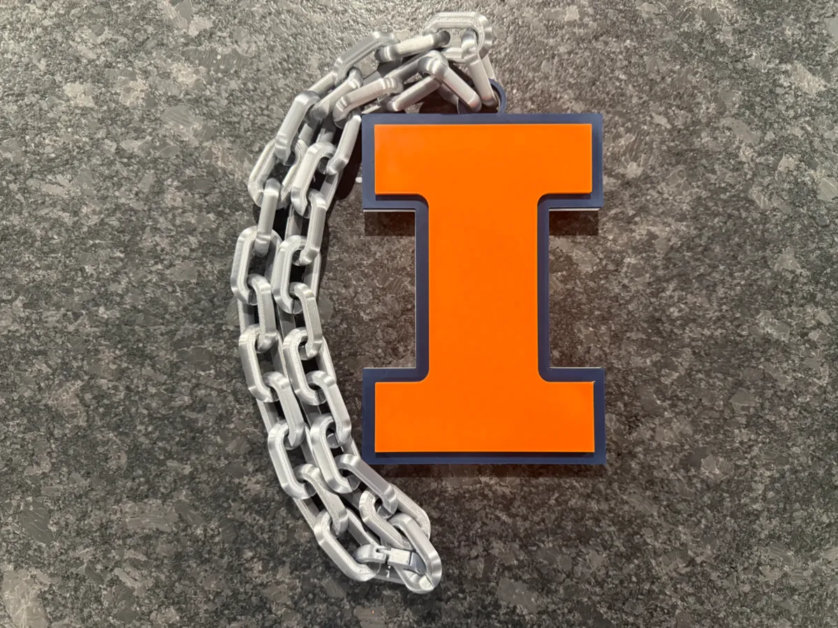 University of Illinois Hype Chain - Free 3D Print Model - MakerWorld