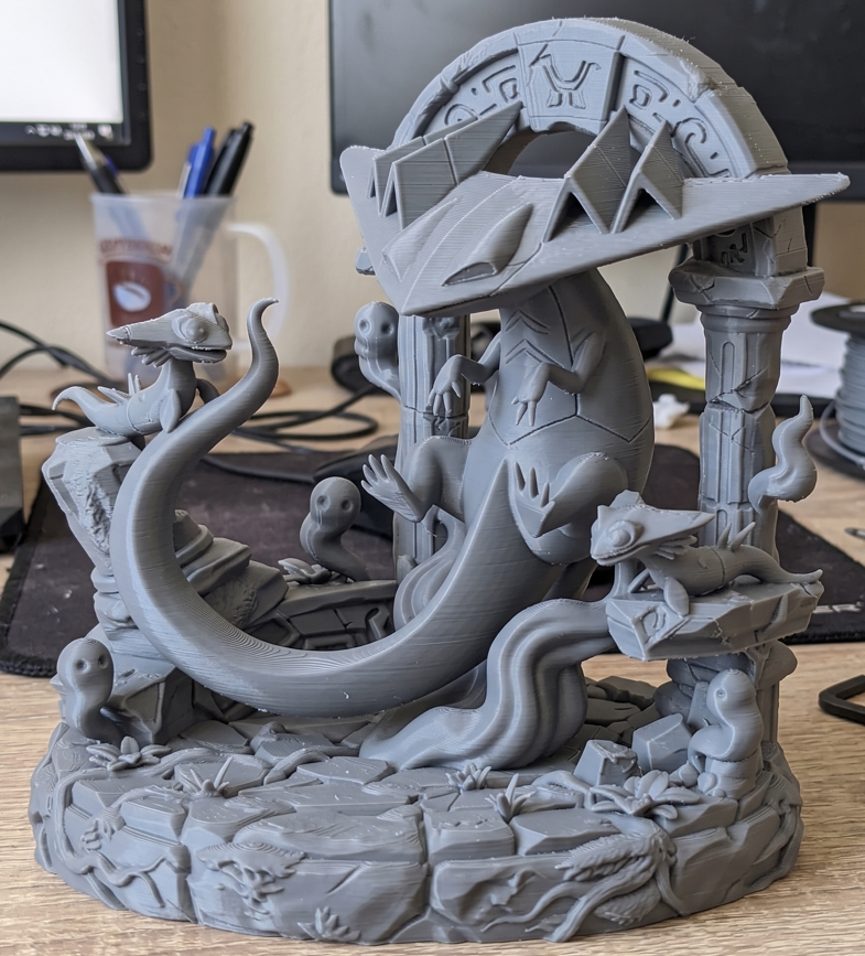 Dragapult Family – Ancient Ghost Shrine Diorama - 1