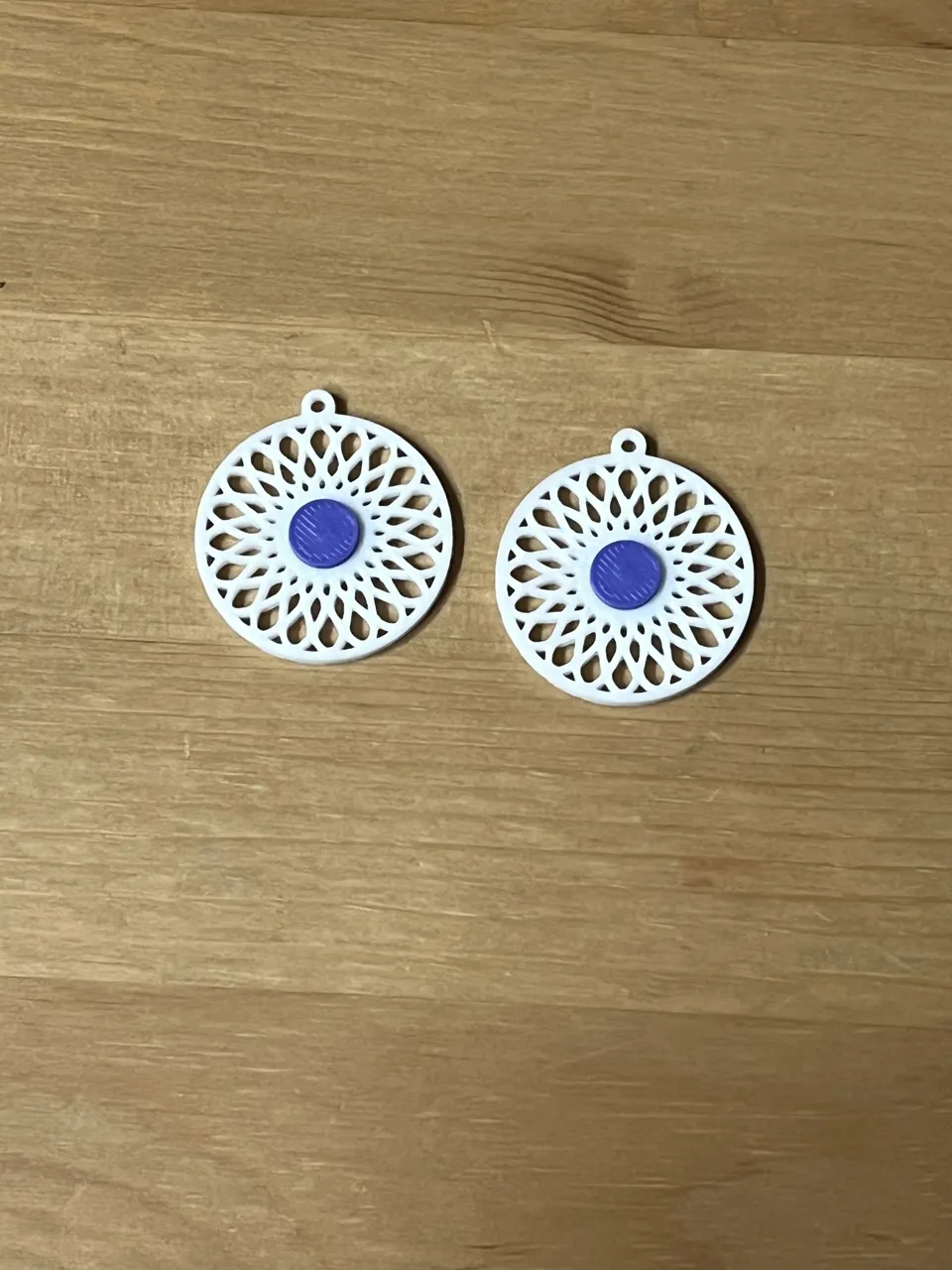 mandala earrings view 2
