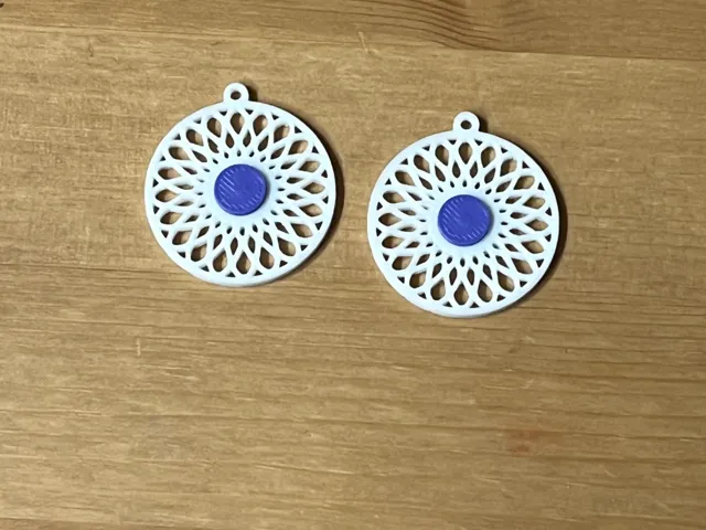mandala earrings