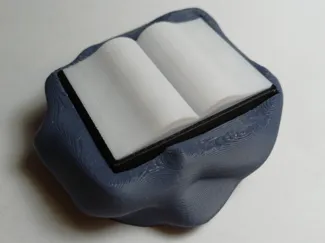 Book on a stone clicker fidget toy