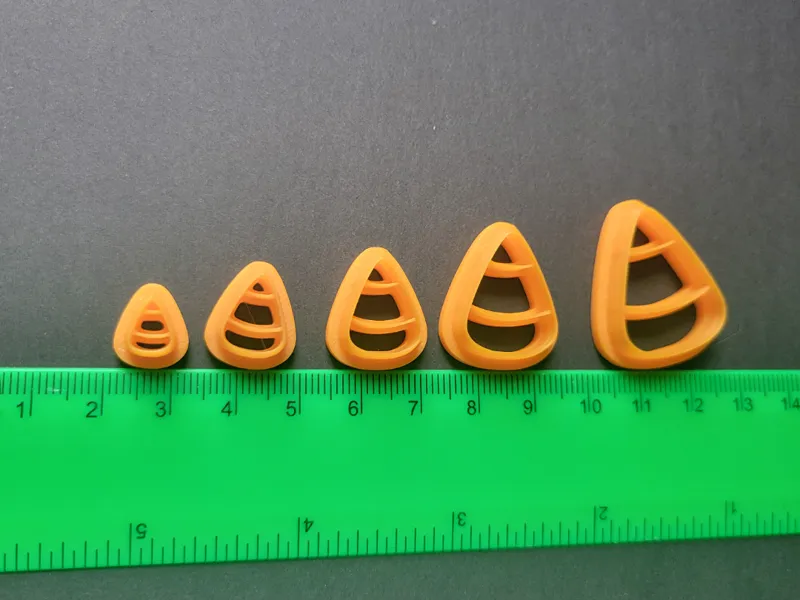 Candy Corn Clay and Cookie Cutter 