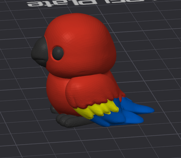 Miniatura 2 do modelo 3D Cute mini Parrot